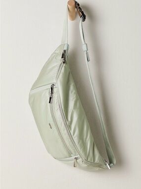 NWT Caraa Large Sage Crossbody Sling Bag